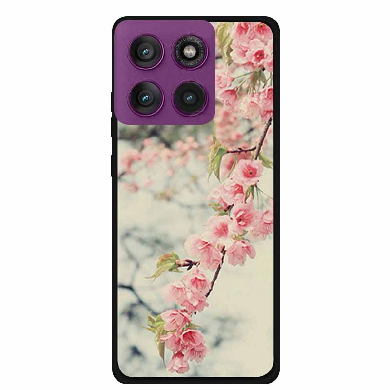 For Motorola Edge 60 Pro 5G Case Edge60 Pro Phone Case Tiger Black Silicone Soft Back Cover For Motorola Edge 60 Pro Case Coque