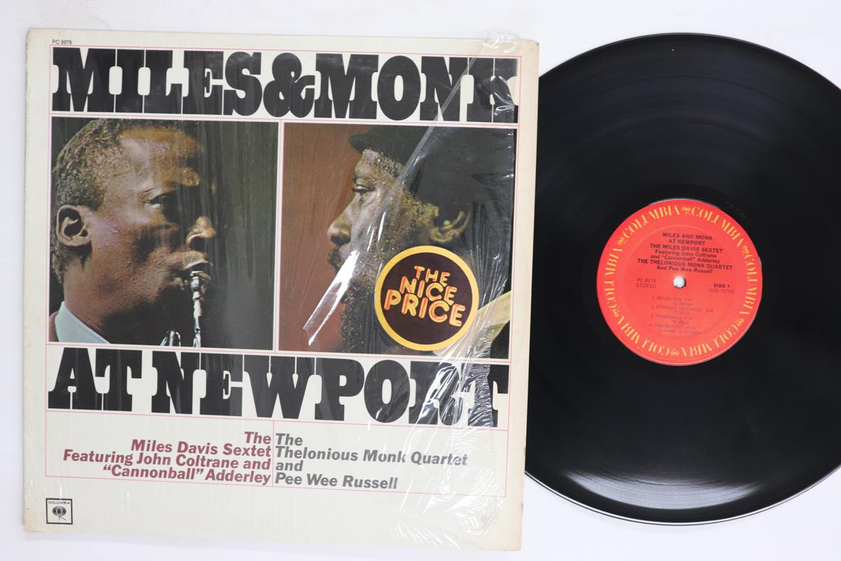 Виниловая пластинка MILES DAVIS THELONIOUS MONK  Miles  Monk At Newport PC8978 COLUMBIA США Джаз Б/у