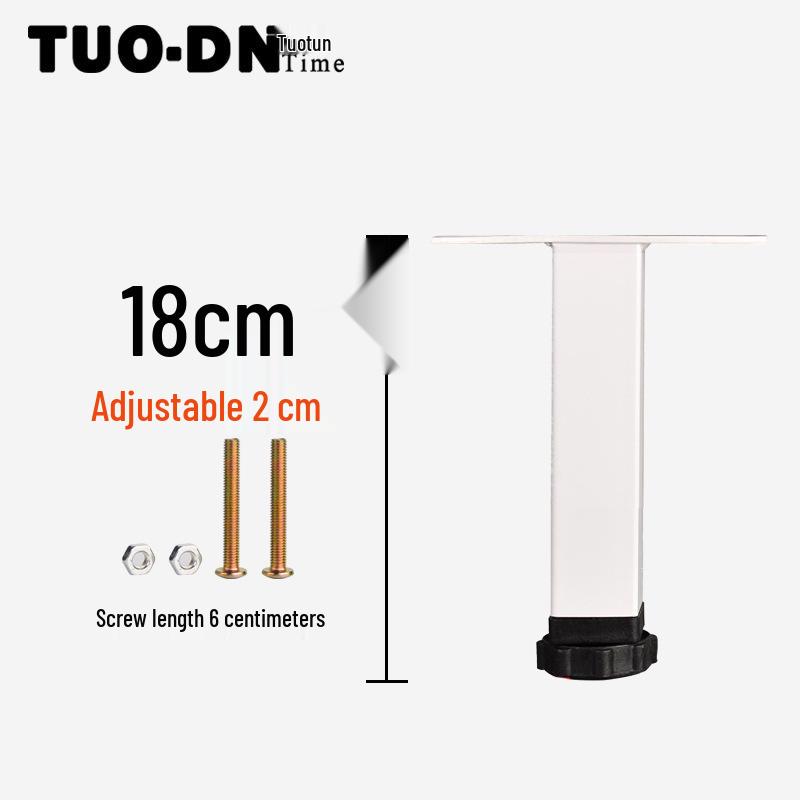 Adjustable Ribbed Bed Frame Support Legs - T-Shaped Accessories