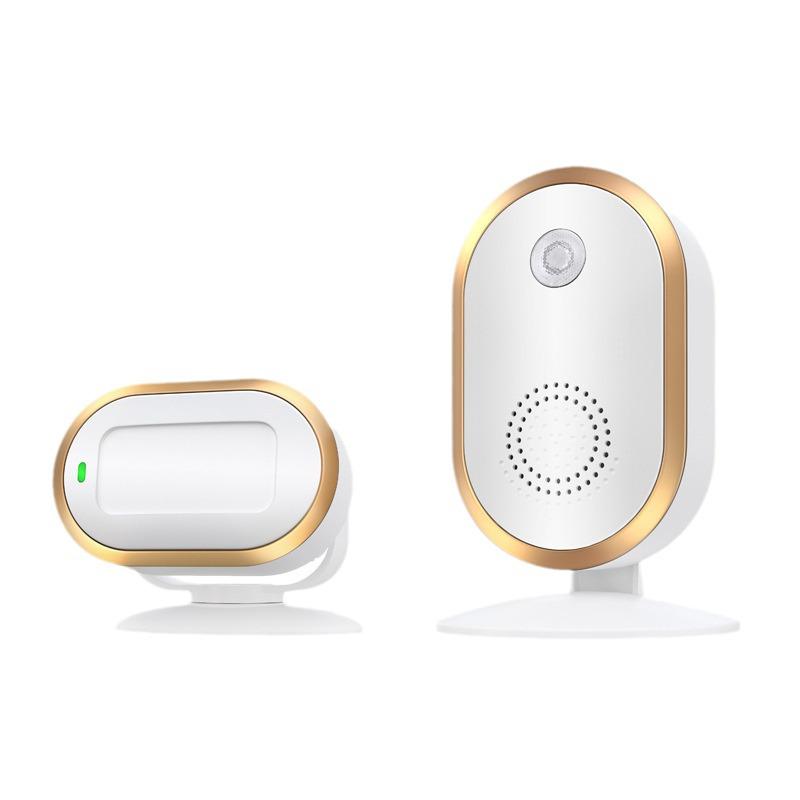 Sensor Store Entrance Alert: Welcomer Anti-theft Alarm and Split Doorbell for Supermarkets.