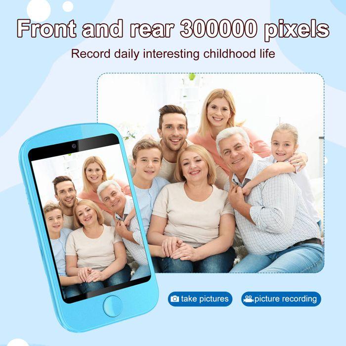 Spielzeug-Handy - K IKIDO - Kleiner blauer Dinosaurier - 2,8-Zoll-Touchscreen - 700 mAh - 4G-Anrufe