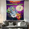 Tom Jerry Whimsical Adventure Tapestry Wallmounted Background Cloth Atmospheric Background Cloth Wall Decoration Background Wall Hanging Cloth