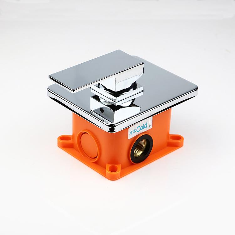 All-Copper Wall-Mounted Shower Set with Pre-Embedded Box