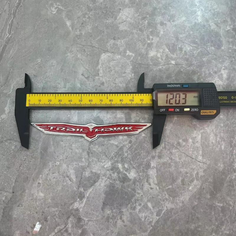 High-quality Modification 3D Metal Car Side Fender Rear Trunk Emblem Badge Stickers Car Decoration Accessories