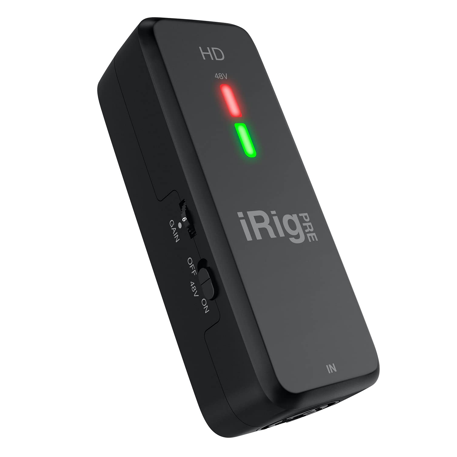 

IK Multimedia iRig Pre HD microphone interface with preamplifier High-definition studio-quality