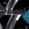 For Kia EV3 Interior A-pillar Front Upper Air Conditioner Grill Cover AC Vent Outlet Trim Stripes Decoration Style Accessories