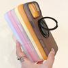 Macaron Color Jelly 360 Bracket Stand For Magsafe Phone Case for iPhone 17 16 15 14 13 Pro Max Air Shockproof Silicone Cover