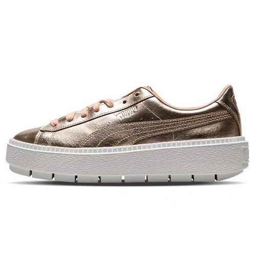 (WMNS) PUMA Basket Platform Trace Luxe Dusty Coral Women s 367852-01 EU 39