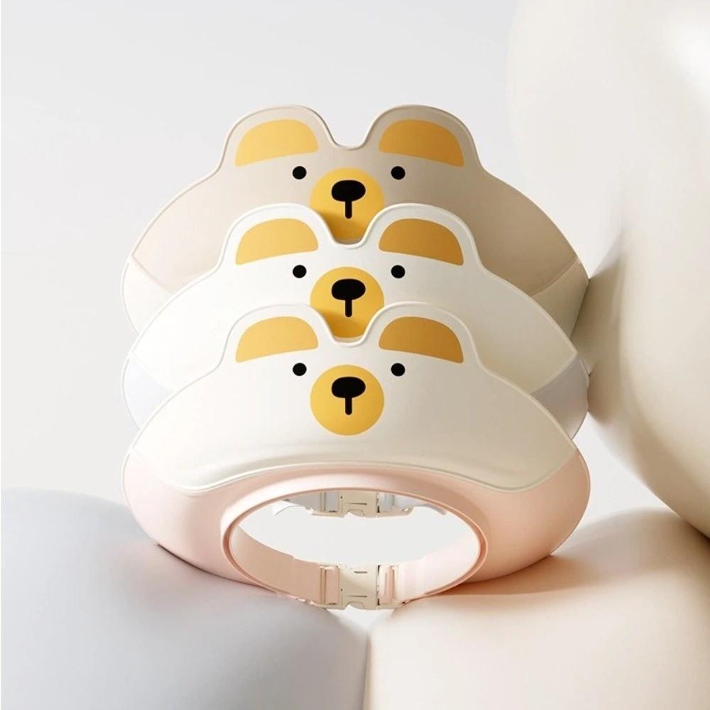 Upward Brim Shampoo Cap Soft Inner Ring Baby Bath Protective Cap Waterproof Baby Bath Hat Children