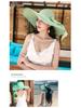 Women's Large Brim Straw Sun Hat for Summer Beach and Seaside Vacation, Anti-UV Protection