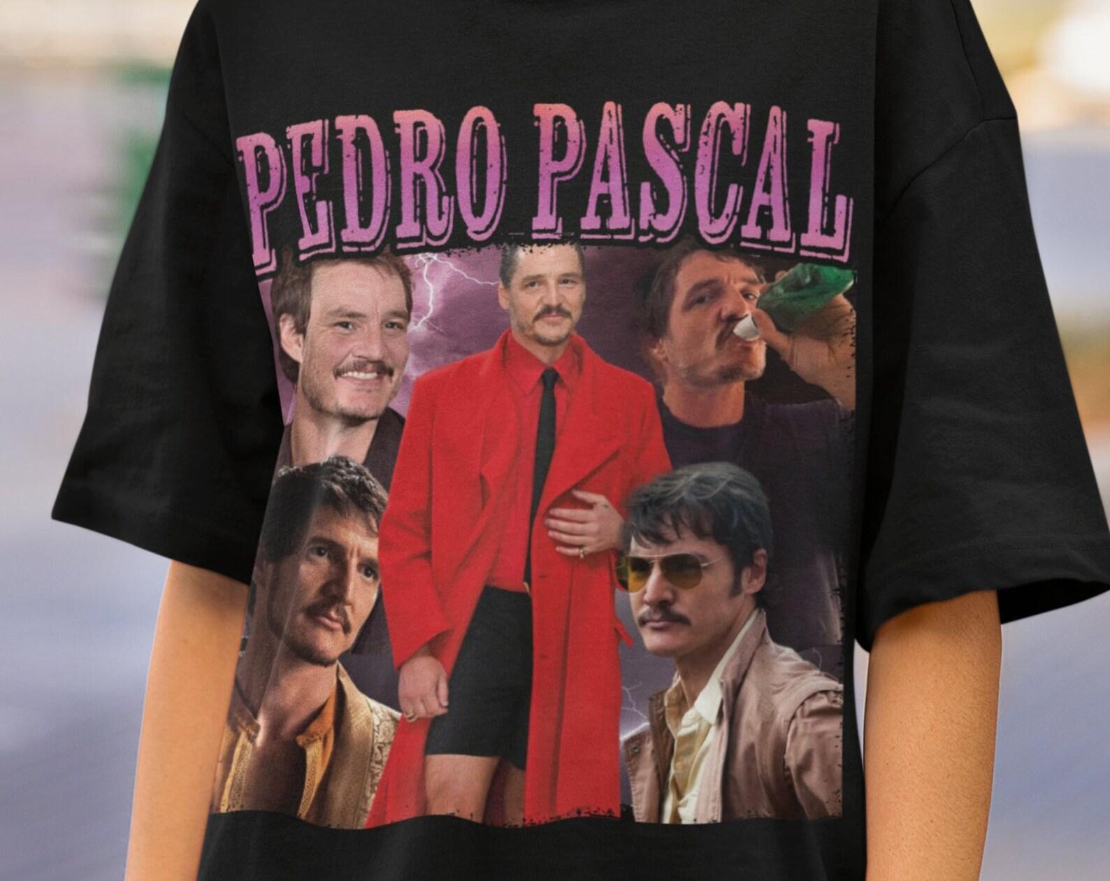 PEDRO PASCAL TShirt, Actor Pedro Pascal tee Retro 90s, Javier Pena, Narco Pedro Pascal Fan Gift, Pedro Pascal Celebrity Shirt S