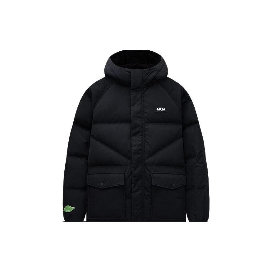 ANTA Men s Water-Repellent Tech Down Jacket Black 172348901-2 M