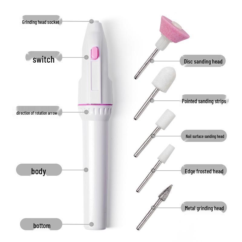 Portable Electric Nail Polisher & Skin Remover Pen