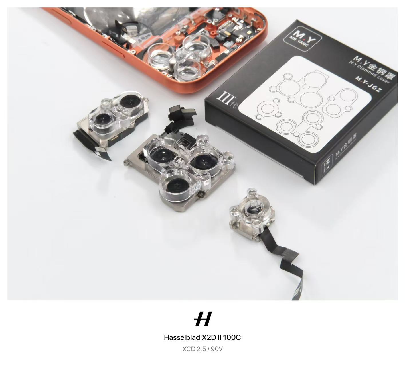 Yang Changshun recommends using Myang s Diamond Cover for repairing the lens dust cover of the Apple iPhone PI17.
