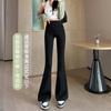 Schlaghose Damen Herbst und Winter Neu Koreanische Version Damen Hohe Taille und Hohe Elastizität Oberbekleidung Lässige Hose Barbie Fallende Leggings Trend