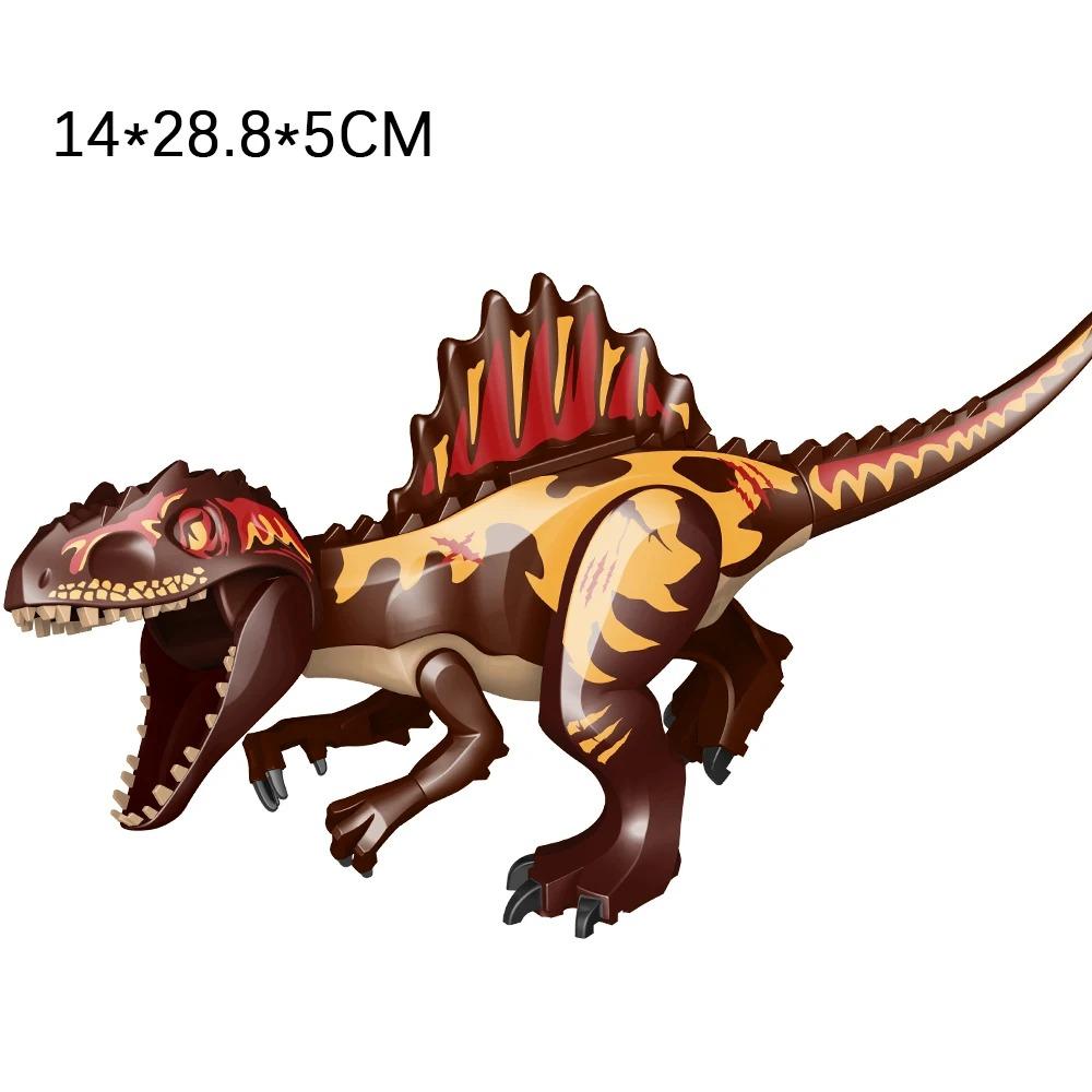 Bloques de Construcción de Dinosaurios Jurásicos Indominus Rex DIY Tamaño Grande Tyrannosaurus Figuras de Acción Modelos Juguetes para Niños Animales Regalos