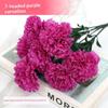 Artificial Carnation Real Touch Flower Bouquet Non-fading Reusable for Mother's Day Surprise Wedding Banquet Home Ornament