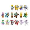 Minecraft Dream Steve Building Block Figure & Weapon, Pixel Minifig, Compatible Bricks Toy