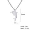 Xiaomi Skyrim Stainless Steel Animal Choker Necklace Dog Cat Dolphin Penguin Seahorse Pendant Necklaces Jewelry Gift for Women