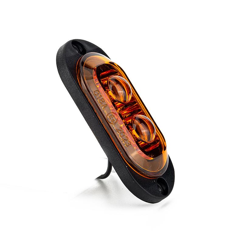 12V 24V Truck Led Side Marker Light Car Trailer Dot E8 Mark Reflector Van Clearance Lamp For Lorry Rv Bus Boat