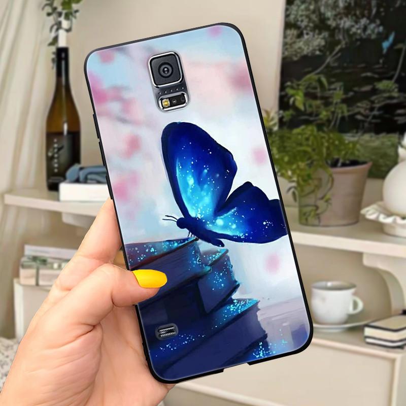 For Samsung s5 Case on For Samsung Galaxy S5 S 5 i9600 Soft Silicone Back Cover Silicone Case For Samsung S5 Neo Phone Cover