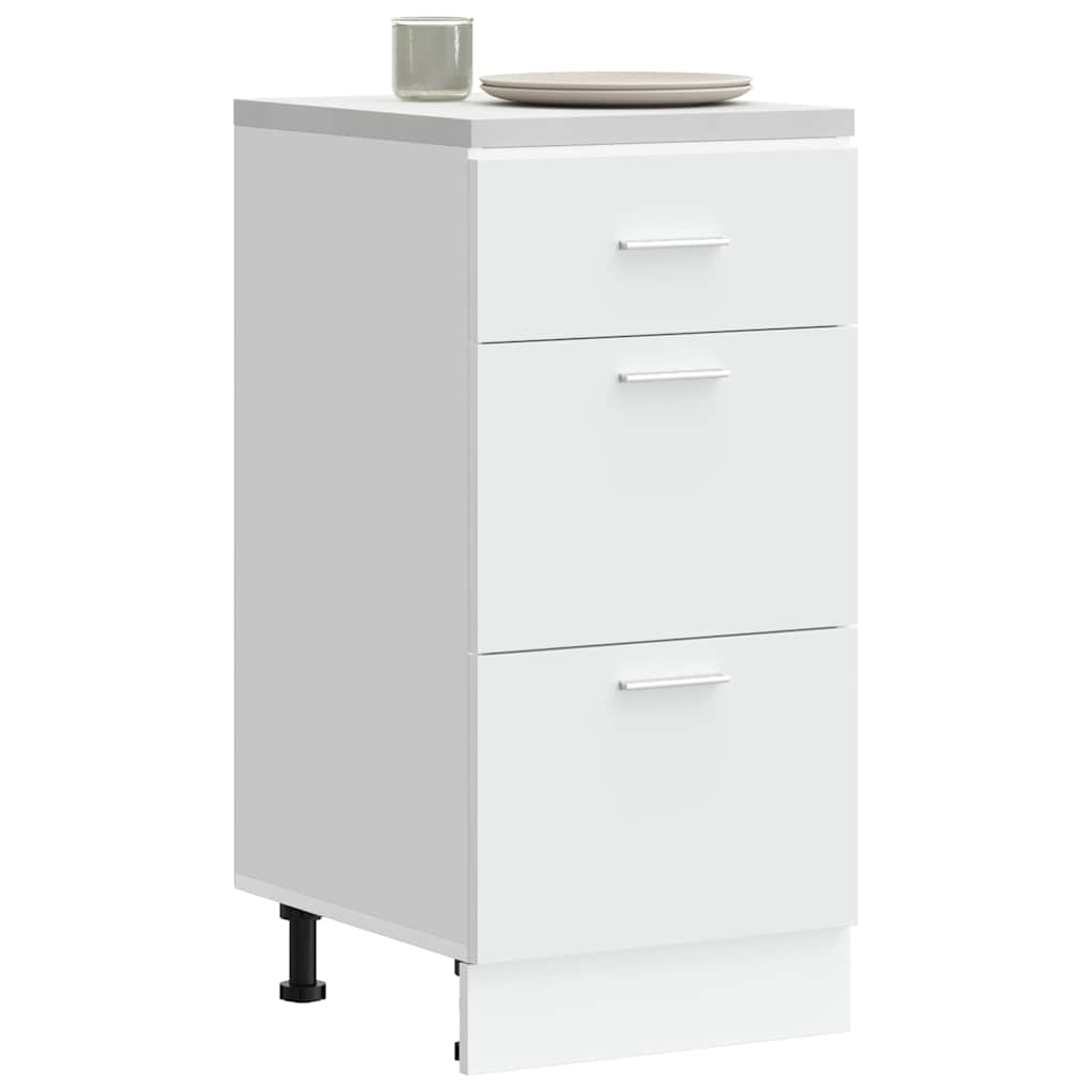 Unterschrank Weiß 40X46X81,5 Cm Leimholz