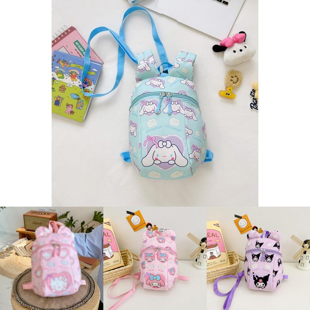 Adorable Cartoon Bunny Toddler Backpack Ultra Lightweight Pu Material Cute Print Design