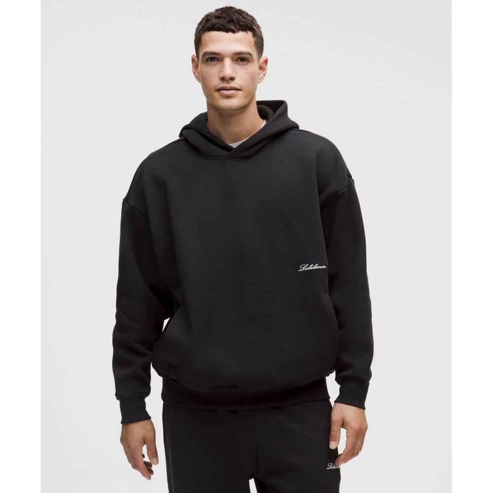 Lullulemon Men'S Big Cozy Pullover Hoodie Blk