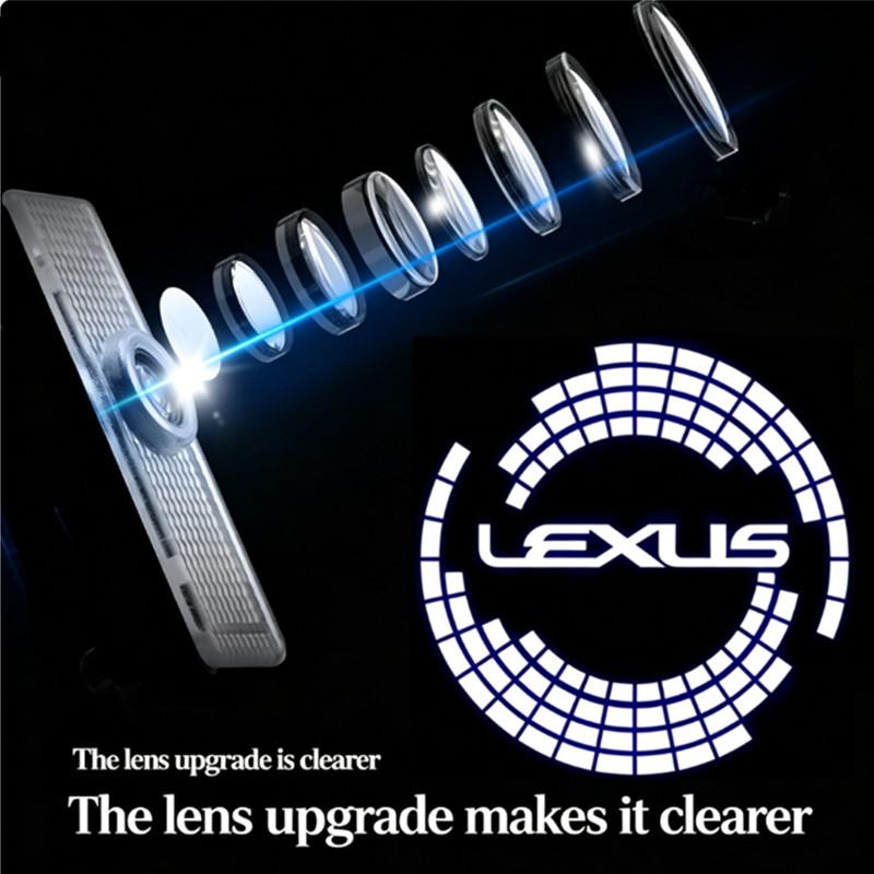 2PCS LED Car Door Projector Light For Lexus IS IS250 IS300 IS350 2006 - 2021 2022 2023 2024