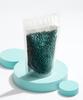 Allongs Self Waxing Hardwax Beads Refillable Sweet Ocean Blue 250g  Free Spatula 