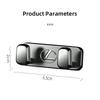 Car Logo Double Hooks Storage Hanging Holder Accessories For  Lexus F SPORT GX460 Ct200h IS250 ES 220D IS200 Fsport GS GX IS LS