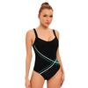 Colorblock Swimsuit Women's Backless Swimsuit