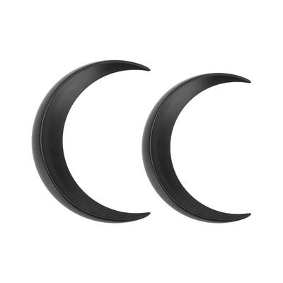 2Pcs Moon Hair Fork ABS Decorative Portable Moon Hairpin Hair Stick for Daily Shopping Cosplays