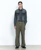 INSILENCE Back Satin French Work Pants Olive