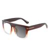 Classic Leopard Print Reading Glasses Oversized Square Frame Women Anti Blue Light Computer Eyewear Big Design