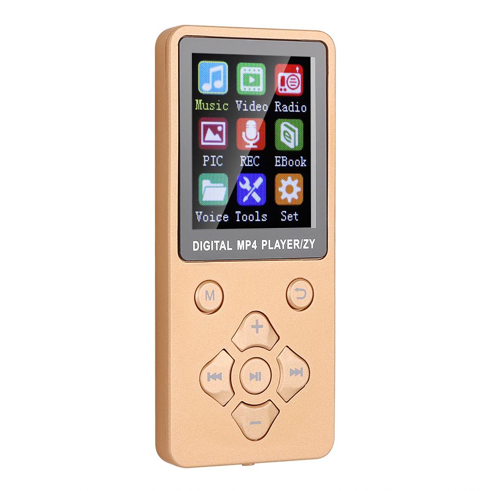 T1 Music MP3 MP4 Player   Support 32G Memory Card Crossshaped Buttons White