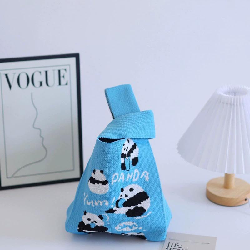 High quality thickened birthday banquet baby gift bag knitted bag gift woven bag handbag tote bag women's bag
