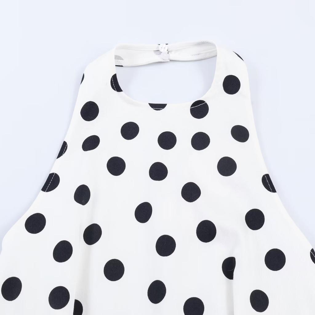 Women's INS Internet Celebrity Popular Fashion Casual Polka Dot Balloon Version Top