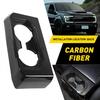 Carbon Fiber Water Cup Holder Trim Cover Fit 2015-2020 Ford F150 Accessories EXD