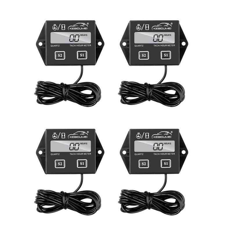 Digital LCD Display Tachometer RPM Measure Tool Car Motorcycle Speed Timer
