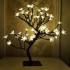 Lampada a LED per albero bonsai, ciliegio, prugna, luce notturna, luce da tavolo, atmosfera artistica, mini lampade fatate per camera da letto, arredamento per la casa