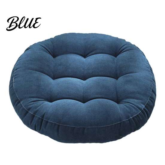 Breathable Meditation Mat Inch Ultra Round Chair Corduroy for Yoga Cushion 16.5 Soft Seat Pad Ergonomic Support Long Sitting