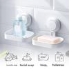 Bathroom No Punching Soap Box Suction Cup Wall Mounted Toilet Wash Household Drain Shelf