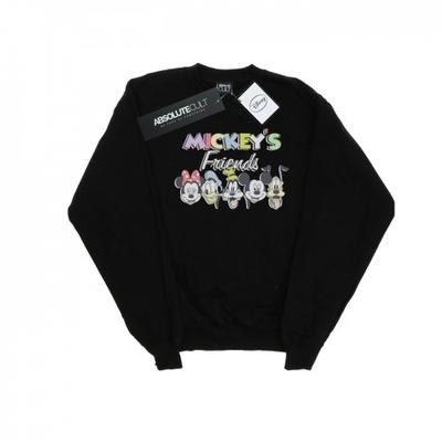 Mens Mickey Mouse Friends Faded Nostalgia Sweatshirt