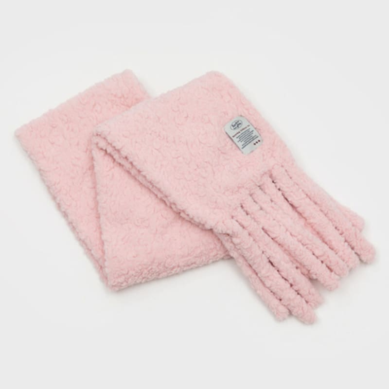 RECLOW CLOUDY MUFFLER PASTEL PINK