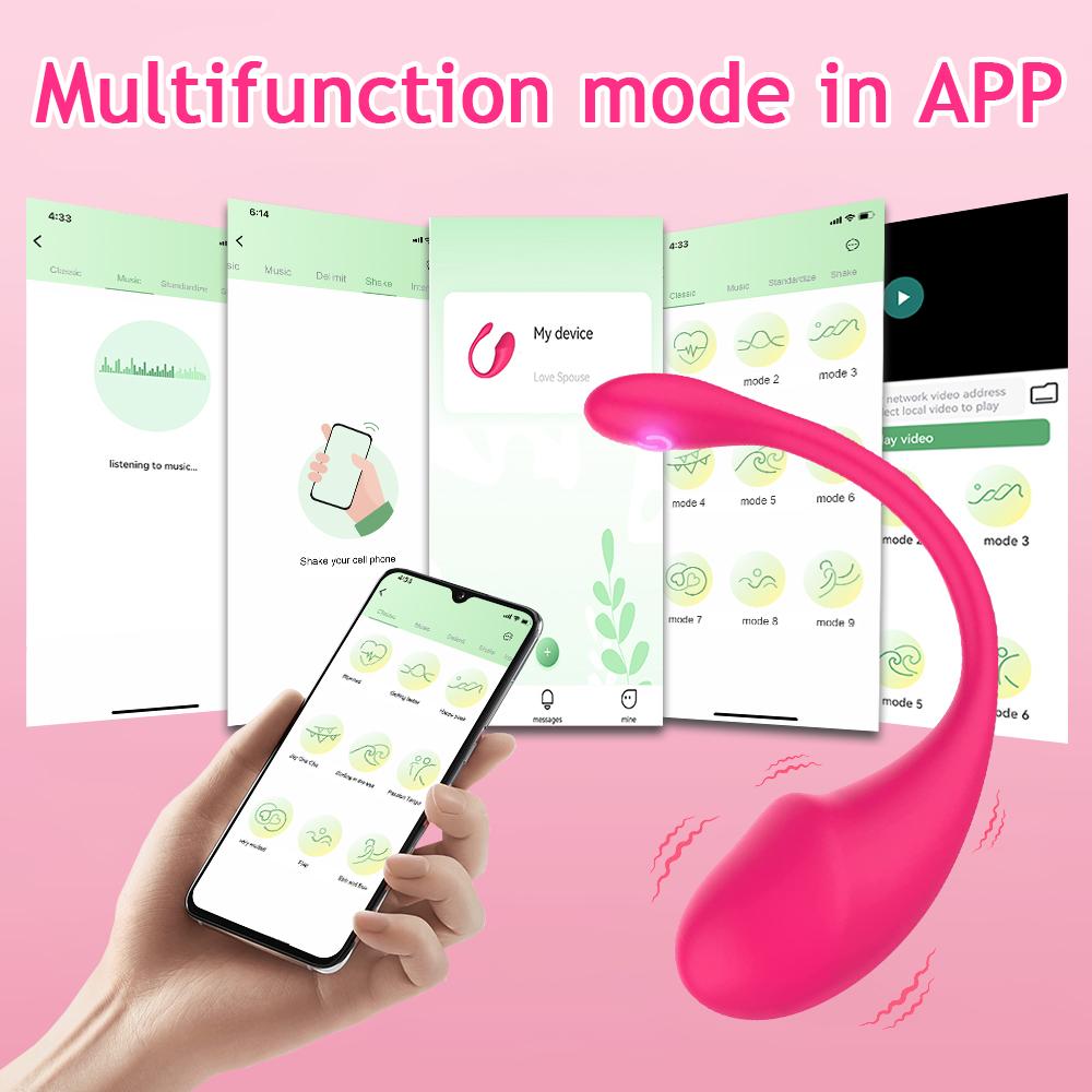 Wireless Bluetooth APP Control Vibratiors Wear Vibrating Stimulator Egg G Spot Dildo Vagina Massager For Women Adults Panties