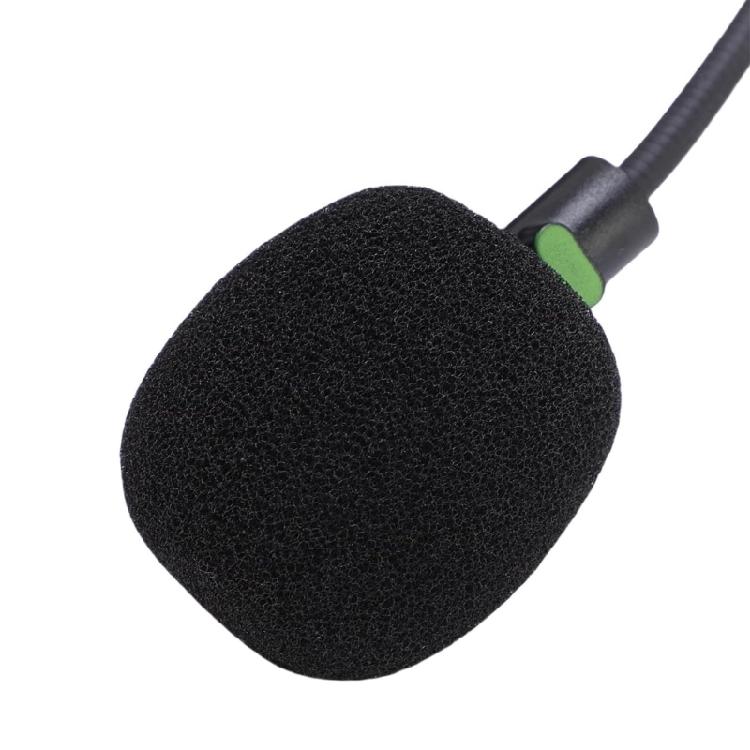 Computer Headset With Detachable Microphone 25cm Adjustable Boom Long Cord Noise Isolation For Prolonged Use