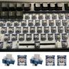 10Pcs Mechanical Keyboards TTCs Silence Bluish White V2V3 Switches 3Pin Lubricated Linears Switches