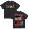 Anime Akira Vintage Washed T Shirt 90s Science Fiction Movie Shotaro Kaneda Short Sleeve T Shirts Cotton Casual Loose Tshirts