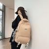 Schoolbag Travel Backpack Women's 1011 New Travel Mountain Climbing Contrasting Color Large-capacity Schoolbag Lightweight Versatile Casual Backpack